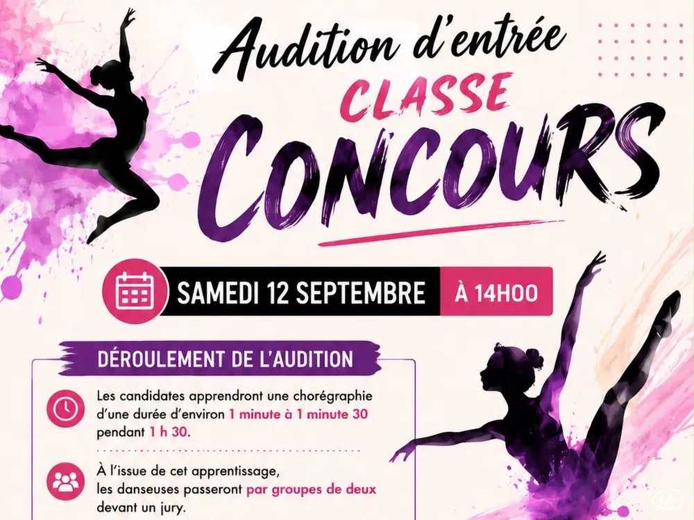 Classe concours - audition