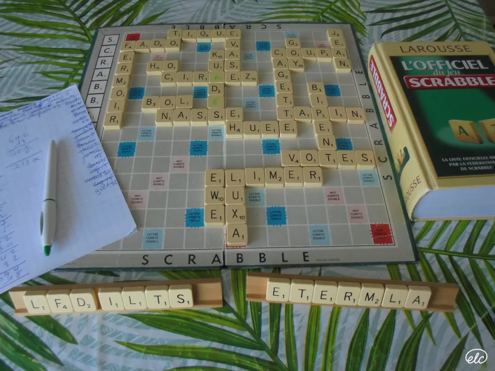Jeu de scrabble