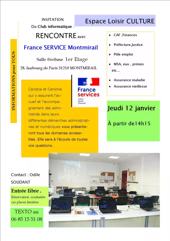 Rencontre avec France Services Montmirail