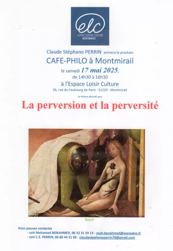 Café Philo - La perversion et la perversité