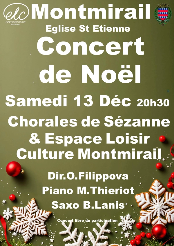 Concert de Noël - 13/12/2025
