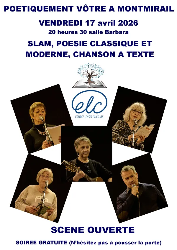 Poétiquement Vôtre - 17 avril 2026