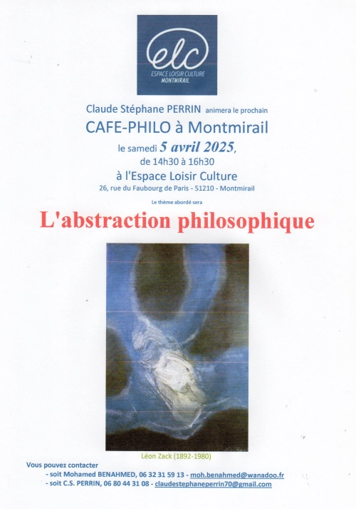 Café Philo - 5 avril 2025