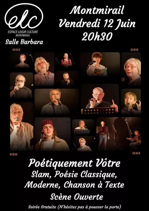 Poétiquement vôtre - 12 juin 2026
